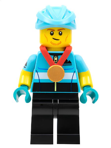 Минифигурка LEGO Wheelchair Racer, Series 22 (Minifigure Only without Stand and Accessories) col397